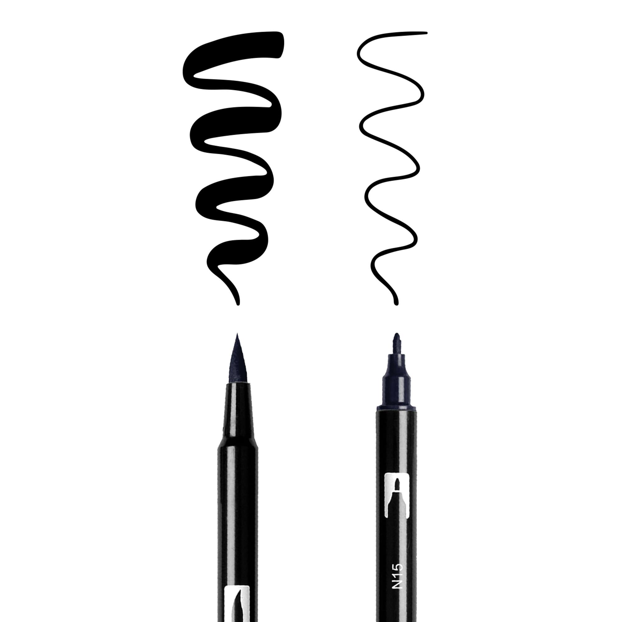 Tombow Primary Palette Dual Brush Pen Set